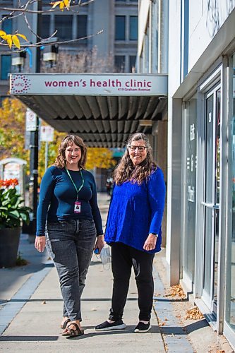 MIKAELA MACKENZIE / WINNIPEG FREE PRESS

Erin Bockstael (left) and Dr. Carol Scurfield pose fo a portrait at the Women's Health Clinic in Winnipeg on Tuesday, Oct. 5, 2021. For Eva/Jen story.
Winnipeg Free Press 2021.