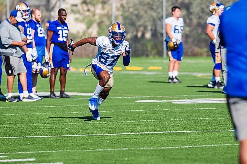 MIKAELA MACKENZIE / WINNIPEG FREE PRESS

Kelvin McKnight (87) at Bombers practice in Winnipeg on Wednesday, Oct. 6, 2021. For Jeff Hamilton story.
Winnipeg Free Press 2021.