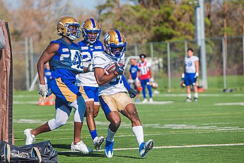 MIKAELA MACKENZIE / WINNIPEG FREE PRESS

Kelvin McKnight (87) at Bombers practice in Winnipeg on Wednesday, Oct. 6, 2021. For Jeff Hamilton story.
Winnipeg Free Press 2021.