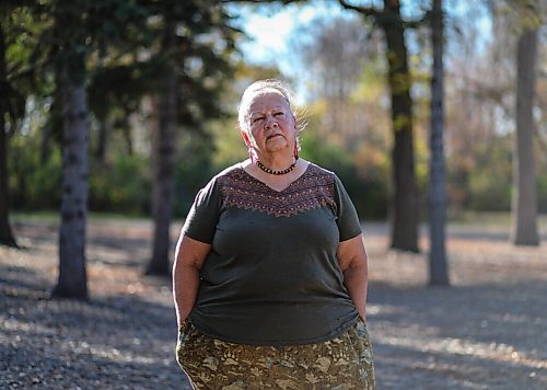 JESSICA LEE / WINNIPEG FREE PRESS

Elder Louise McKay, photographed at St. Vital Park on October 6, 2021, is the Elder-in-Residence at Womens Health Clinic.

Reporter: Eva + Jen

