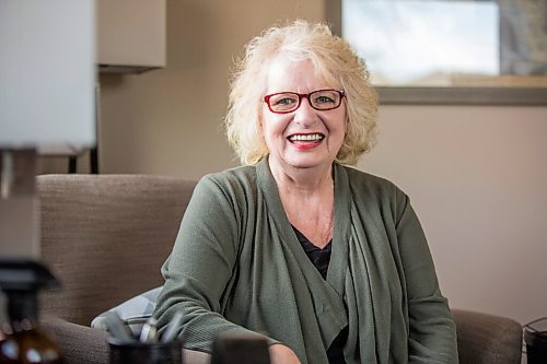 MIKAELA MACKENZIE / WINNIPEG FREE PRESS

Wilma Derksen, who is fighting back against rumour of her death, poses for a portrait at her office in Winnipeg on Monday, Oct. 18, 2021. For John Longhurst story.
Winnipeg Free Press 2021.