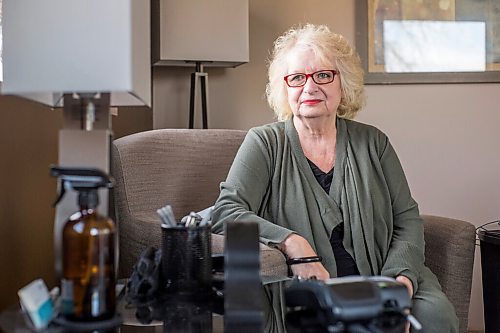 MIKAELA MACKENZIE / WINNIPEG FREE PRESS

Wilma Derksen, who is fighting back against rumour of her death, poses for a portrait at her office in Winnipeg on Monday, Oct. 18, 2021. For John Longhurst story.
Winnipeg Free Press 2021.