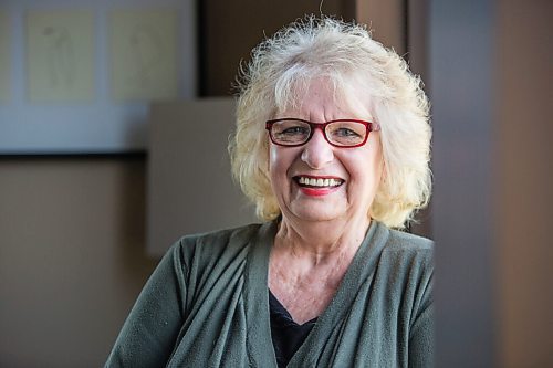 MIKAELA MACKENZIE / WINNIPEG FREE PRESS

Wilma Derksen, who is fighting back against rumour of her death, poses for a portrait at her office in Winnipeg on Monday, Oct. 18, 2021. For John Longhurst story.
Winnipeg Free Press 2021.