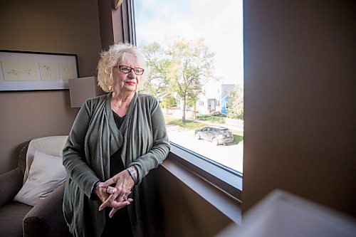 MIKAELA MACKENZIE / WINNIPEG FREE PRESS

Wilma Derksen, who is fighting back against rumour of her death, poses for a portrait at her office in Winnipeg on Monday, Oct. 18, 2021. For John Longhurst story.
Winnipeg Free Press 2021.