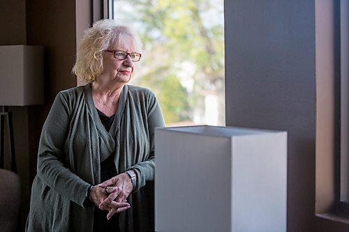 MIKAELA MACKENZIE / WINNIPEG FREE PRESS

Wilma Derksen, who is fighting back against rumour of her death, poses for a portrait at her office in Winnipeg on Monday, Oct. 18, 2021. For John Longhurst story.
Winnipeg Free Press 2021.