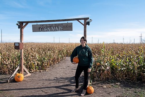 Canstar Community News Oct. 12, 2021 - Madison Connolly, executive director of Fort La Reine Museum has created a large scale scavenger hunt in the museum's corn maze for this year's edition of Fright at the Museum. (JOSEPH BERNACKI/CANSTAR COMMUNITY NEWS/HEADLINER)