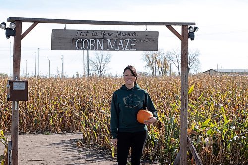 Canstar Community News Oct. 12, 2021 - Madison Connolly, executive director of Fort La Reine Museum has organized a series of spooky activities on the pathway to the museum's corn maze. In total over 60 volunteers are set to help with the event after not having taken place in two years. (JOSEPH BERNACKI/CANSTAR COMMUNITY NEWS/HEADLINER)