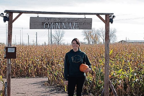 Canstar Community News Oct. 12, 2021 - Madison Connolly, executive director of Fort La Reine Museum has organized a series of spooky activities on the pathway to the museum's corn maze. In total over 60 volunteers are set to help with the event after not having taken place in two years. (JOSEPH BERNACKI/CANSTAR COMMUNITY NEWS/HEADLINER)