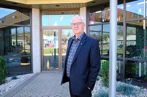 MIKE DEAL / WINNIPEG FREE PRESS
Winkler mayor Martin Harder at Winkler City Hall, Monday, October 18, 2021.
211018 - Monday, October 18, 2021.