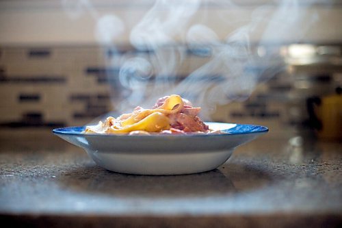 MIKAELA MACKENZIE / WINNIPEG FREE PRESS

A pumpkin pappardelle meal kit in Anucyia Kitching's kitchen in Portage la Prairie on Wednesday, Oct. 20, 2021. For Anucyia Kitching story.
Winnipeg Free Press 2021.