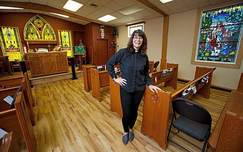 MIKE DEAL / WINNIPEG FREE PRESS
Rev. Helen Kennedy, bishop-elect of Diocese of Qu'Appelle in southern Saskatchewan at her current parish, St. George's Anglican Church, in Transcona.
see Brenda Suderman story
211021 - Thursday, October 21, 2021.