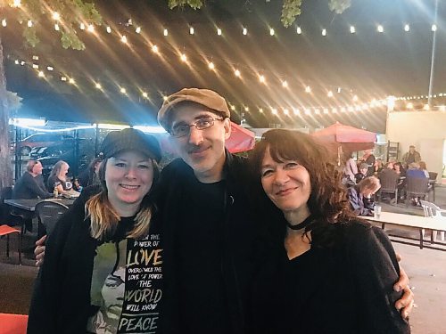 Canstar Community News Christie Dawn (left) and correspondent Janine LeGal (right) enjoyed the music of Dan Frechette at Deen's patio on Sept. 25.