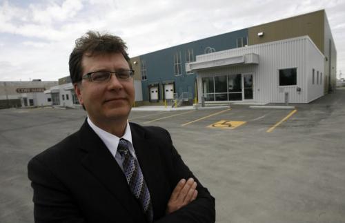 MIKE.DEAL@FREEPRESS.MB.CA 100528 - Friday, May 28th, 2010 Martin McGarry, President of DTZ Barnicke Winnipeg at a newly completed 36,000 Sq. Ft. industrial building on Bannister Rd. See Murray McNeill story MIKE DEAL / WINNIPEG FREE PRESS