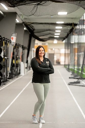 Mike Sudoma / Winnipeg Free Press
Brook-Lynn Boyd, Community Development Coordinator with Athletics Manitoba Tuesday night at the Axworthy Health and Recplex
November 2, 2021