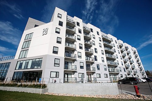 SHANNON VANRAES / WINNIPEG FREE PRESS
A new apartment block at 30 University Crescent is now welcoming students and was photographed on November 4, 2021.