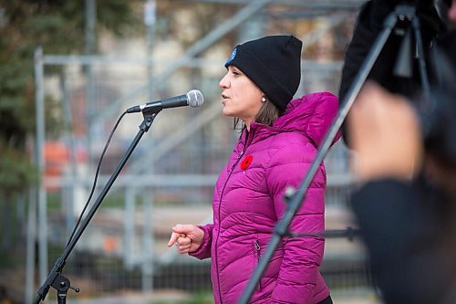 MIKAELA MACKENZIE / WINNIPEG FREE PRESS

UMFA president Orvie Dingwall speaks at a rally of UMFA members, students and supporters at the University of Manitoba in Winnipeg on Friday, Nov. 5, 2021. Standup.
Winnipeg Free Press 2021.