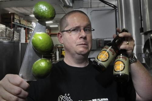 MIKE.DEAL@FREEPRESS.MB.CA 100603 - Thursday, June 3nd, 2010 David Rudge, president of Half Pints Brewery, wont be joining the lime beer craze. MIKE DEAL / WINNIPEG FREE PRESS