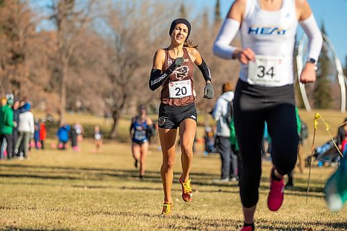 Canstar Community News Oct. 30, 2021 - Hailee Morisseau, a Portage Collegiate Institute graduate typically runs six days a week during her cross country season at the University of Manitoba. The Bisons athlete placed 14th at the Canada West Conference Championships in Saskatoon, earning a second team all-star spot from the event. (SUPPLIED PHOTO)