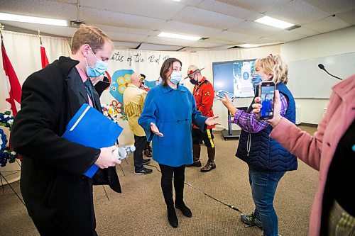 MIKAELA MACKENZIE / WINNIPEG FREE PRESS

Premier Heather Stefanson attends an event commemorating Louis Riel on the anniversary of his execution at the MMF head office in Winnipeg on Tuesday, Nov. 16, 2021. For Carol Sanders story.
Winnipeg Free Press 2021.