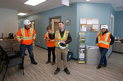 SHANNON VANRAES / WINNIPEG FREE PRESS
Zachary Harrison speaks about the construction of Parrish & Heimbeckers newly completed Dugald Grain Elevator & Crop Inputs Centre east of Winnipeg on November 16, 2021.