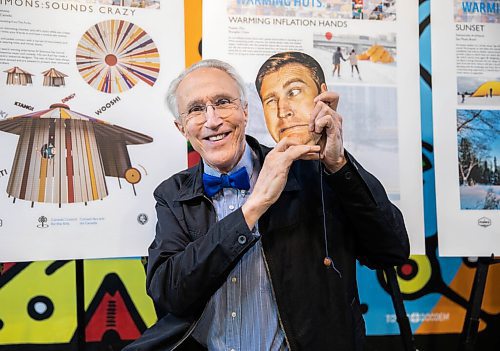 JESSICA LEE / WINNIPEG FREE PRESS

Warming Huts v.2022: An Arts + Architecture Competition on Ice presents its winning designs at the Forks Market on November 25, 2021. Local artist Al Simmons, whose design was selected, poses for a portrait.

Reporter: Alan









