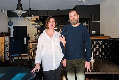 Mike Sudoma / Winnipeg Free Press
Rachael King and Brian Johnson of Bonnie Day (formerly Ruby West cafe) Wednesday afternoon
November 24, 2021