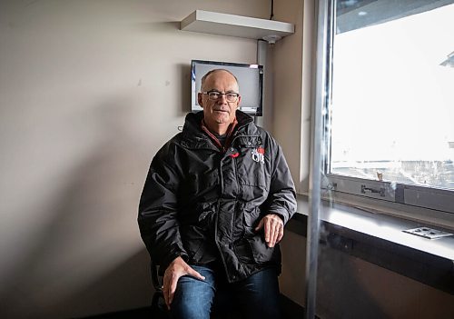 JESSICA LEE / WINNIPEG FREE PRESS

Bob Irving, 71, is photographed on December 2, 2021 in his broadcast booth at IG Field. He has been calling the Bombers games for CJOB since 1973 and retires on Sunday.

Reporter: Ben











