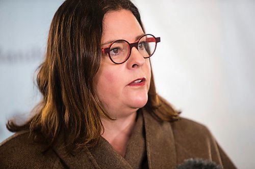 MIKAELA MACKENZIE / WINNIPEG FREE PRESS

Premier Heather Stefanson speaks at a health care announcement at the Selkirk Regional Health Centre on Friday, Dec. 3, 2021. For Danielle Da Silva story.
Winnipeg Free Press 2021.