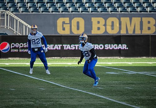 JESSICA LEE / WINNIPEG FREE PRESS

Rasheed Bailey #88 is photographed at Bombers practice on December 3, 2021 at IG Field.

Reporter: Taylor








