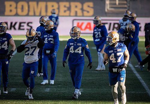 JESSICA LEE / WINNIPEG FREE PRESS

Shayne Gauthier #44 is photographed at Bombers practice on December 3, 2021 at IG Field.

Reporter: Taylor











