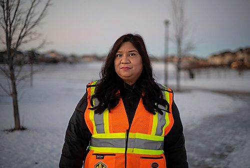 JESSICA LEE / WINNIPEG FREE PRESS

Leila Castro is the founding member of a Filipino community group called 204 Neighbourhood Watch. The group goes for weekly walks to pick up discarded drug supplies and weapons to keep the community safe. She stands for a portrait in her Garden City neighbourhood on December 10, 2021.

Reporter: Tyler












