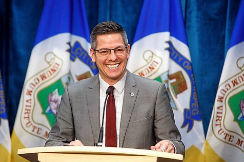 MIKE DEAL / WINNIPEG FREE PRESS
Winnipeg Mayor Brian Bowman during media availability after the special meeting of Executive Policy Committee at City Hall Tuesday morning.
211214 - Tuesday, December 14, 2021.
