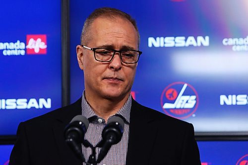 MIKE DEAL / WINNIPEG FREE PRESS
Winnipeg Jets head coach Paul Maurice during his last media call announces his resignation. 
211217 - Friday, December 17, 2021