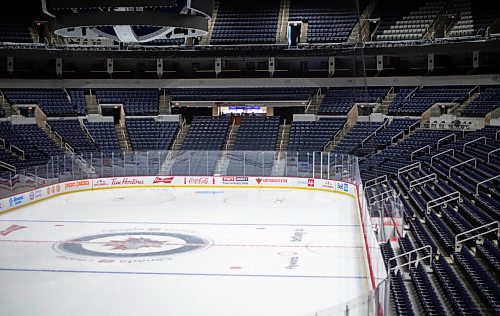 JESSICA LEE / WINNIPEG FREE PRESS

An empty Canada Life Centre is photographed on December 21, 2021.

Reporter: Katie













