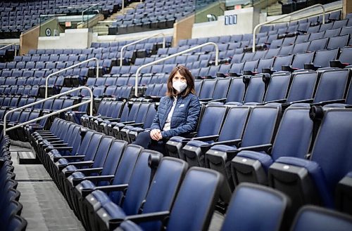 JESSICA LEE / WINNIPEG FREE PRESS

Norva Riddell, Sr. VP of Sales at True North, poses for a photo at the Canada Life Centre on December 21, 2021.

Reporter: Katie













