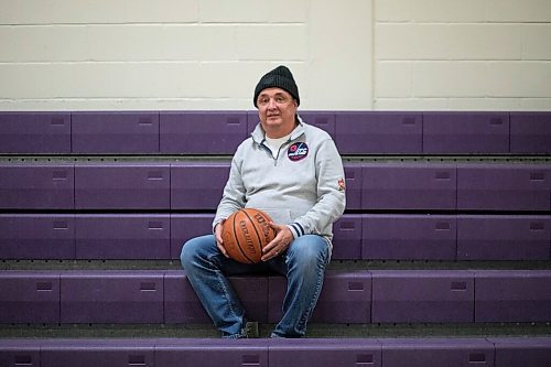 JESSICA LEE / WINNIPEG FREE PRESS

Tom Papaioannou is photographed at the Gordon Bell High School gym on December 20, 2021. He was part of the 1981 championship basketball team.










