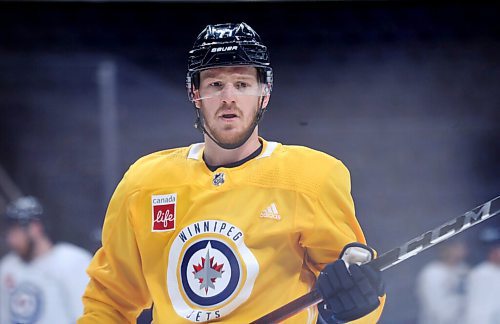 RUTH BONNEVILLE / WINNIPEG FREE PRESS

Sports  - Jets Evgeny Svechnikov

Evgeny Svechnikov wears a yellow (non-contact) jersey during practice with Winnipeg Jets teammates on the ice at Canada Life Centre on Thursday.


Dec 30th,,  2021
