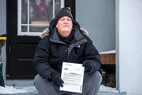 MIKAELA MACKENZIE / WINNIPEG FREE PRESS

Richard Kippen, a landlord who is so far on the hook for a tenants unpaid water bill, poses for a portrait in Winnipeg on Wednesday, Jan. 5, 2022. For Joyanne story.
Winnipeg Free Press 2022.