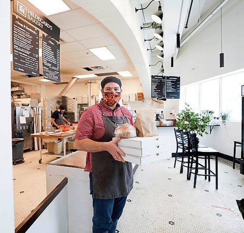 RUTH BONNEVILLE / WINNIPEG FREE PRESS

BIZ - Hildegards Bakery

David Newsom, co-owner of Hildegards Bakery, with boxed food for pick-up.  See Story.

 At one point, all of Hildegards Bakerys online restaurant sales were coming through DoorDash, which dramatically decreases its revenue per sale. Newsom wants people to know the shop benefits more when orders come through Hildegards Bakerys website. 


Jan 11th,  2022
