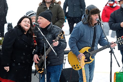 Eagle And Hawk perform as people attend a memorial/celebration of life for musician Vince Fontaine at Oodena Circle at the Forks Sunday, January 16, 2022. 

Re: ?