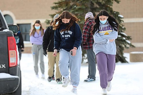 RUTH BONNEVILLE / WINNIPEG FREE PRESS

Local Student walk-out

A handful of College Jean Sauve students (approx. 25), walked out of their classes at 11:30am in protest on their first day back at classes Monday.  

Added info. One student was overheard saying to their classmates, "What do we do now, go to Subway for lunch?" And headed in that direction. Another mentioned he didn't even have classes right now.   

Jan 17th,  20227