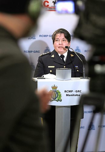 RUTH BONNEVILLE / WINNIPEG FREE PRESS

Local. RCMP

Assistant Commissioner Jane Maclatchy, Commanding Officer of D Division, RCMP, holds a Media Advisory - regarding an ongoing investigation near the Canada/U.S. border, at RCMP headquarters on Thursday. 

On January 19th, 2022, around 1:30pm RCMP officers found the bodies of four individuals, an adult male, an adult female, an infant and a male in his teens (12 metes away from other 3), located on the Canadian side of the border, appro. 10km east of Emerson.  The reason they were there or their nationalities is not yet known. 

See story for more details.  


Jan 19th,  20227