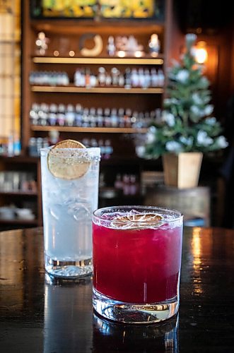 JESSICA LEE / WINNIPEG FREE PRESS

Zero-proof drinks are photographed on January 20, 2022 at Patent 5. On the left is the Young Grasshopper and on the right is the Violet Beauregard.

Reporter: Declan




