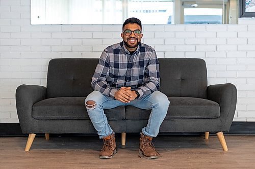 Daniel Crump / Winnipeg Free Press. Aaron Menon is taking part in Dry January, an annual phenomenon where some people choose to abstain from drinking alcohol for the month of January. January 22, 2022.