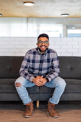 Daniel Crump / Winnipeg Free Press. Aaron Menon is taking part in Dry January, an annual phenomenon where some people choose to abstain from drinking alcohol for the month of January. January 22, 2022.