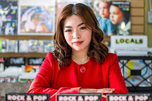 MIKAELA MACKENZIE / WINNIPEG FREE PRESS

Jovelle Balani, who just released her debut single Ode to a Lover," poses for a portrait at Into the Music in Winnipeg on Friday, Jan. 28, 2022.  For Janine LeGal story.
Winnipeg Free Press 2022.