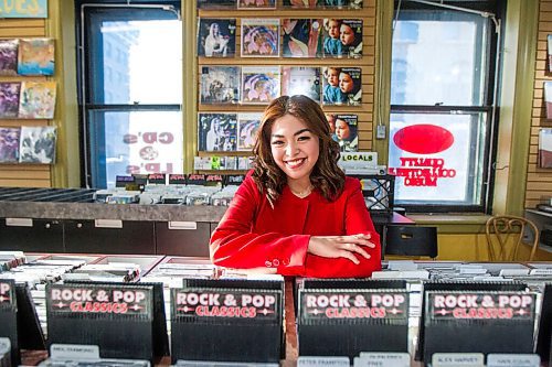 MIKAELA MACKENZIE / WINNIPEG FREE PRESS

Jovelle Balani, who just released her debut single Ode to a Lover," poses for a portrait at Into the Music in Winnipeg on Friday, Jan. 28, 2022.  For Janine LeGal story.
Winnipeg Free Press 2022.