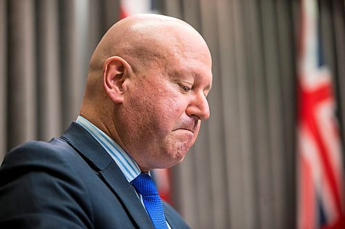 MIKAELA MACKENZIE / WINNIPEG FREE PRESS

Chief provincial public health officer Dr. Brent Roussin gives a public health order update at the Manitoba Legislative Building in Winnipeg on Wednesday, Feb. 2, 2022. Standup.
Winnipeg Free Press 2022.