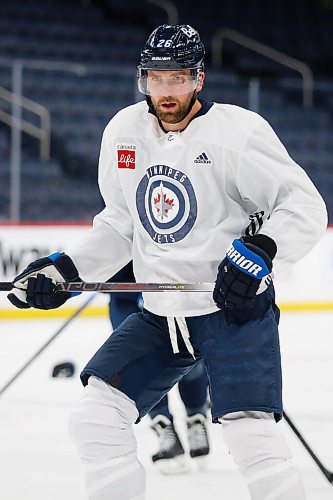 JOHN WOODS / WINNIPEG FREE PRESS
Winnipeg Jets' Blake Wheeler (26) at practice at their arena in downtown Winnipeg, Monday, February 7, 2022. 

Re: McIntyre