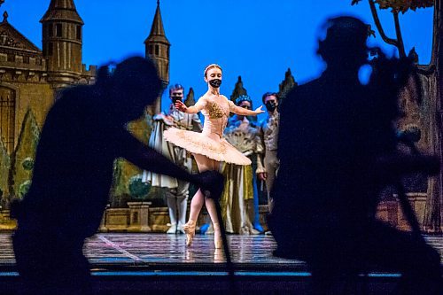 MIKAELA MACKENZIE / WINNIPEG FREE PRESS

The Royal Winnipeg Ballet does a filmed rehearsal of Sleeping Beauty, which will be released digitally, in Winnipeg on Tuesday, Feb. 8, 2022. For --- story.
Winnipeg Free Press 2022.